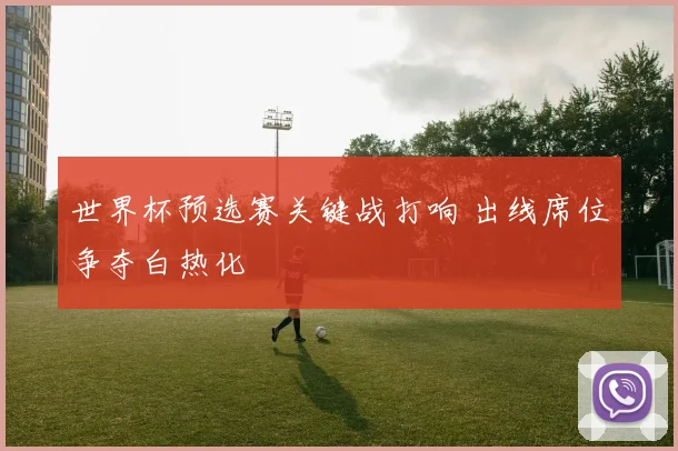 世界杯预选赛关键战打响 出线席位争夺白热化